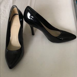 Gloss black heels